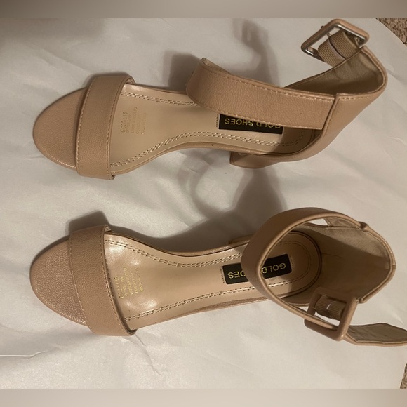 gold shoes Shoes - Women's Tan Heels